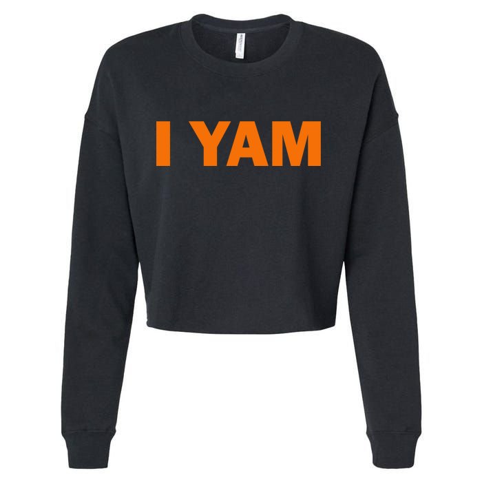 She's My Sweet Potato I YAM Matching Couples Cropped Pullover Crew