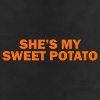 She's My Sweet Potato Matching Couples 7 Panel Mesh Trucker Snapback Hat
