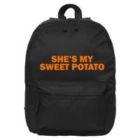 She's My Sweet Potato Matching Couples 16 in Basic Backpack