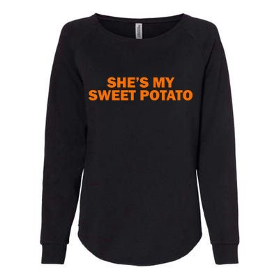 She's My Sweet Potato Matching Couples Womens California Wash Sweatshirt