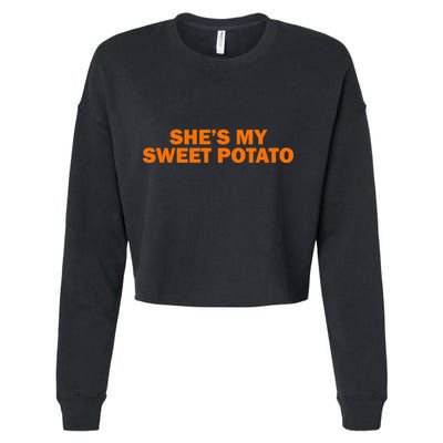 She's My Sweet Potato Matching Couples Cropped Pullover Crew