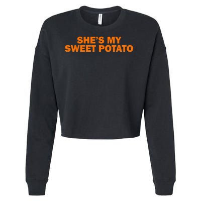 She's My Sweet Potato Matching Couples Cropped Pullover Crew