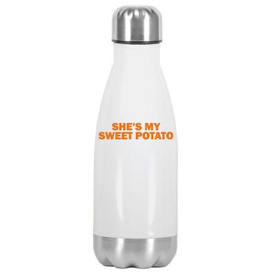 She's My Sweet Potato Matching Couples Stainless Steel Insulated Water Bottle