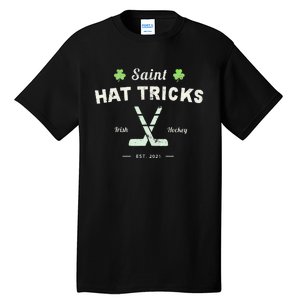 SAINT HATRICKS Funny St Patrick's Day Irish Hockey Club Tall T-Shirt