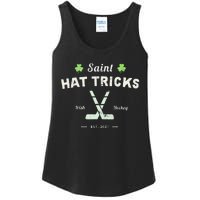 SAINT HATRICKS Funny St Patrick's Day Irish Hockey Club Ladies Essential Tank