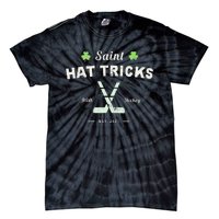 SAINT HATRICKS Funny St Patrick's Day Irish Hockey Club Tie-Dye T-Shirt