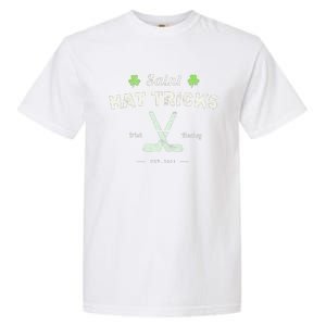 SAINT HATRICKS Funny St Patrick's Day Irish Hockey Club Garment-Dyed Heavyweight T-Shirt