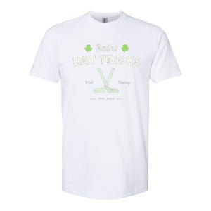 SAINT HATRICKS Funny St Patrick's Day Irish Hockey Club Softstyle CVC T-Shirt