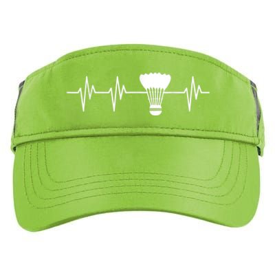 Shuttlecock Heartbeat Funny Badminton Player Adult Drive Performance Visor