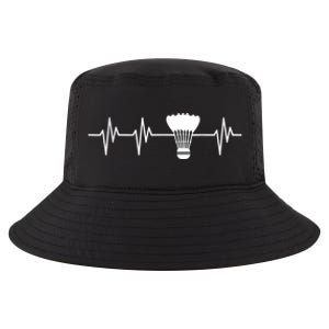 Shuttlecock Heartbeat Funny Badminton Player Cool Comfort Performance Bucket Hat