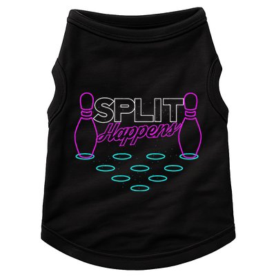 Split Happens Funny Bowling Doggie Tank