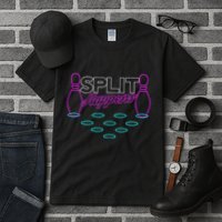 Split Happens Funny Bowling Tall T-Shirt