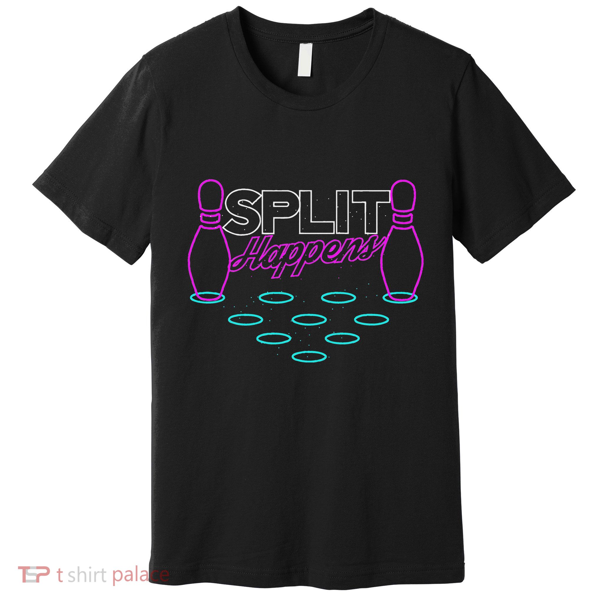 Split Happens Funny Bowling Premium T-Shirt
