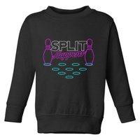 Split Happens Funny Bowling Toddler Sweatshirt