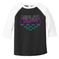 Split Happens Funny Bowling Toddler Fine Jersey T-Shirt