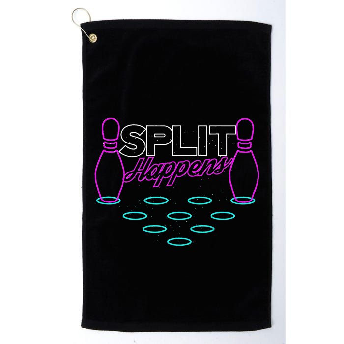 Split Happens Funny Bowling Golf Towel