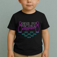 Split Happens Funny Bowling Toddler T-Shirt