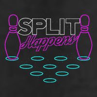 Split Happens Funny Bowling Microfiber Hand Towel
