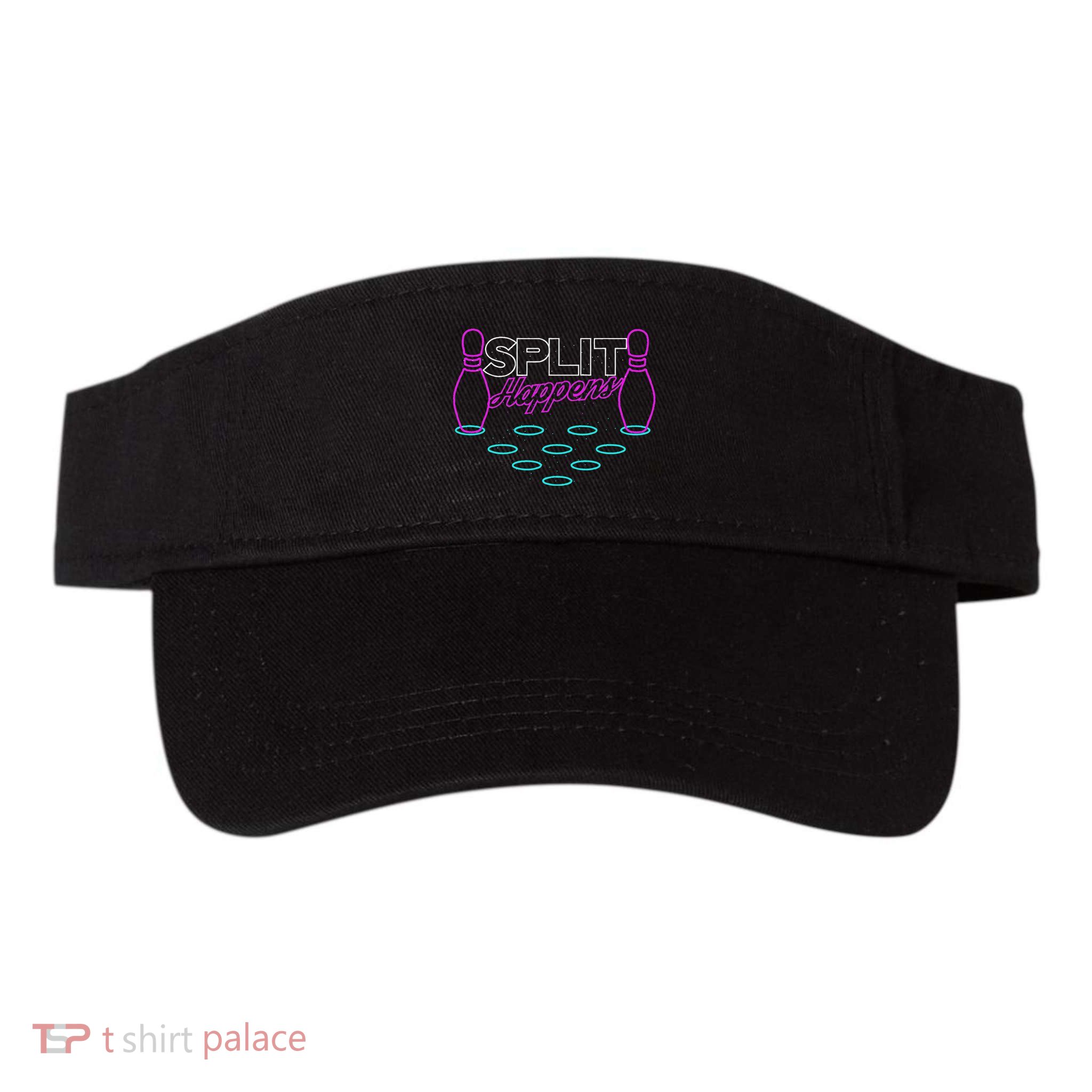 Split Happens Funny Bowling Visor