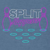 Split Happens Funny Bowling Garment-Dyed Sweatshirt