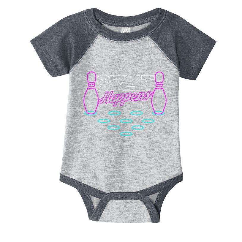 Split Happens Funny Bowling Infant Baby Jersey Bodysuit