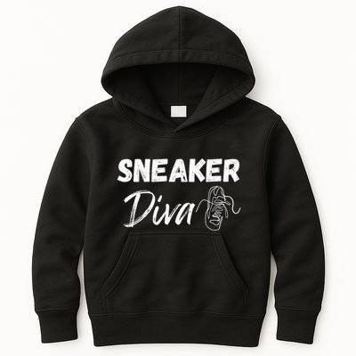 Sneaker Head Fans Sneaker Diva Kids Hoodie