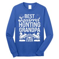 Squirrel Hunting Fathers Day For Squirrel Hunter Grandpa Gift Long Sleeve Shirt