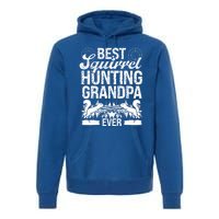 Squirrel Hunting Fathers Day For Squirrel Hunter Grandpa Gift Premium Hoodie