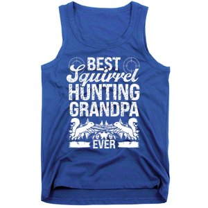 Squirrel Hunting Fathers Day For Squirrel Hunter Grandpa Gift Tank Top