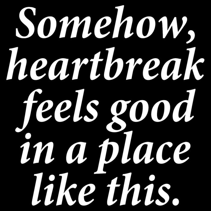 Somehow Heartbreak Feels Good In A Place Like This 7-Panel Snapback Hat