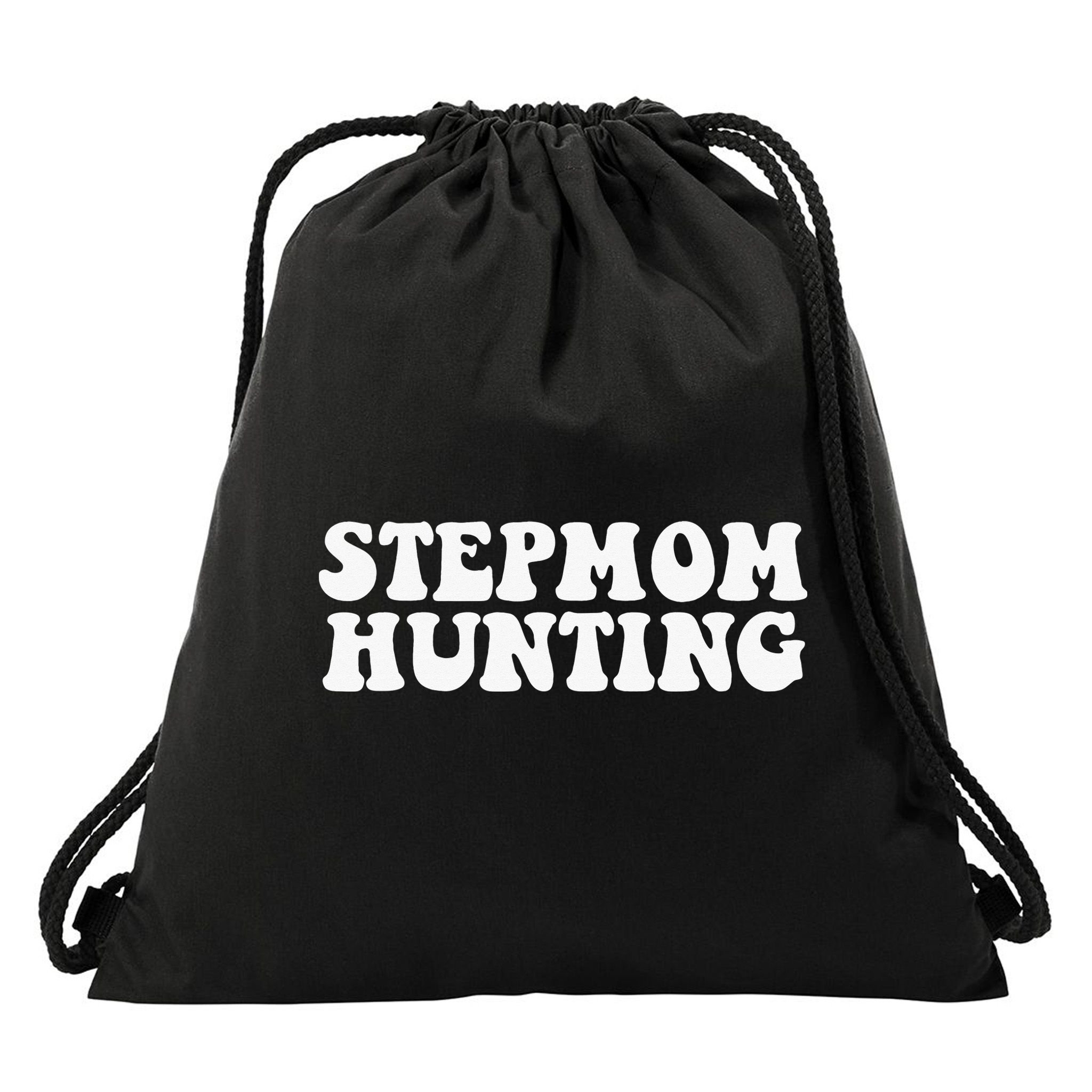 Stepmom Hunting Funny Quote Saying Step Mom Hunting Drawstring Bag