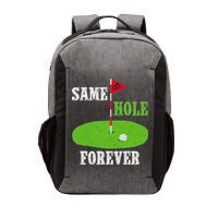 Same Hole Forever Groom Bachelor Party Funny Golf Married Vector Backpack