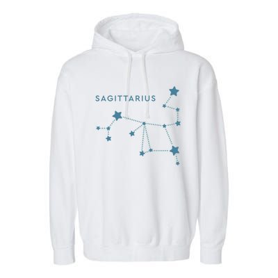 Sagittarius Horoscope For Her Astrology Zodiac Gift Garment-Dyed Fleece Hoodie