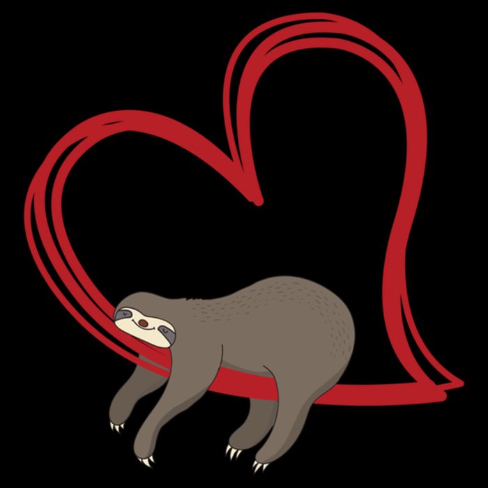 Sloth Heart Funny Gift Love Sloths Funny Gift Funny Gift Impact Tech Backpack