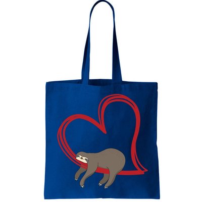Sloth Heart Funny Gift Love Sloths Funny Gift Funny Gift Bag