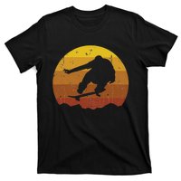 Skaters Having Fun Retro Sunset Skateboard Gift N Skaters T-Shirt