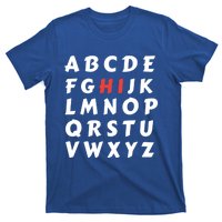 School Hi Funny Alphabet Eleo Teacher Gift T-Shirt