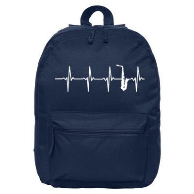 Saxophone Heartbeat For Saxophonists 16 in Basic Backpack