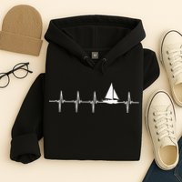 Sailing Heartbeat For Sailors Hoodie