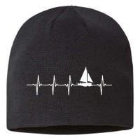 Sailing Heartbeat For Sailors Sustainable Beanie