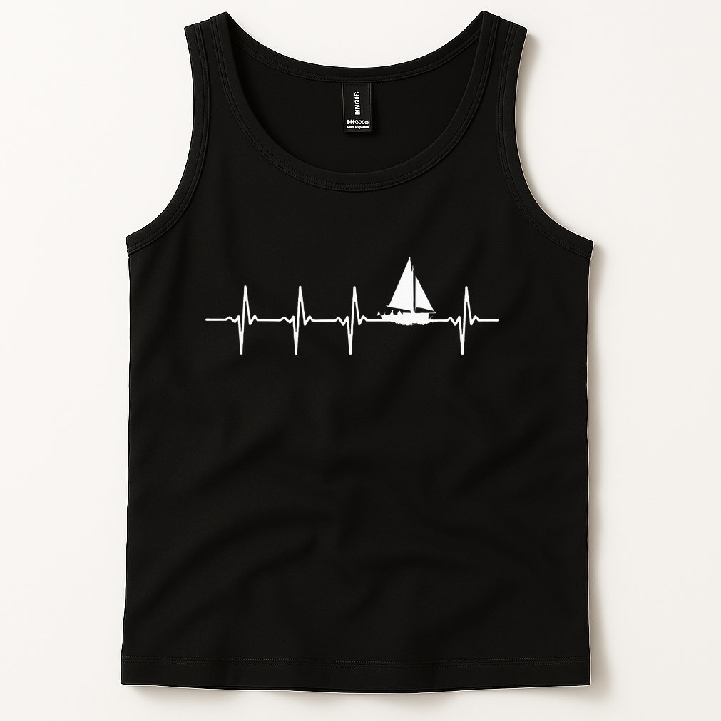 Sailing Heartbeat For Sailors Tank Top