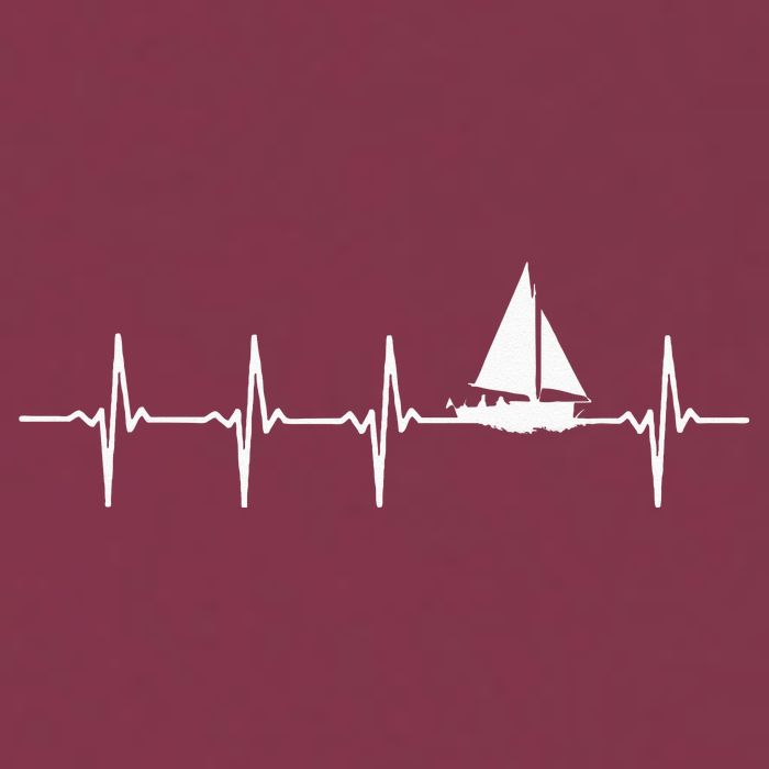 Sailing Heartbeat For Sailors 16oz Travel Tumbler