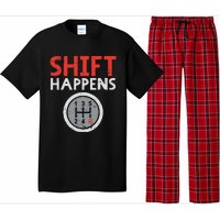 Shift Happens Funny Car Gear Pun Race Driver Racing Gift Pajama Set