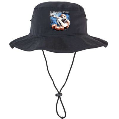 Shoot Happens Funny Trap Shooting Bucket Hat
