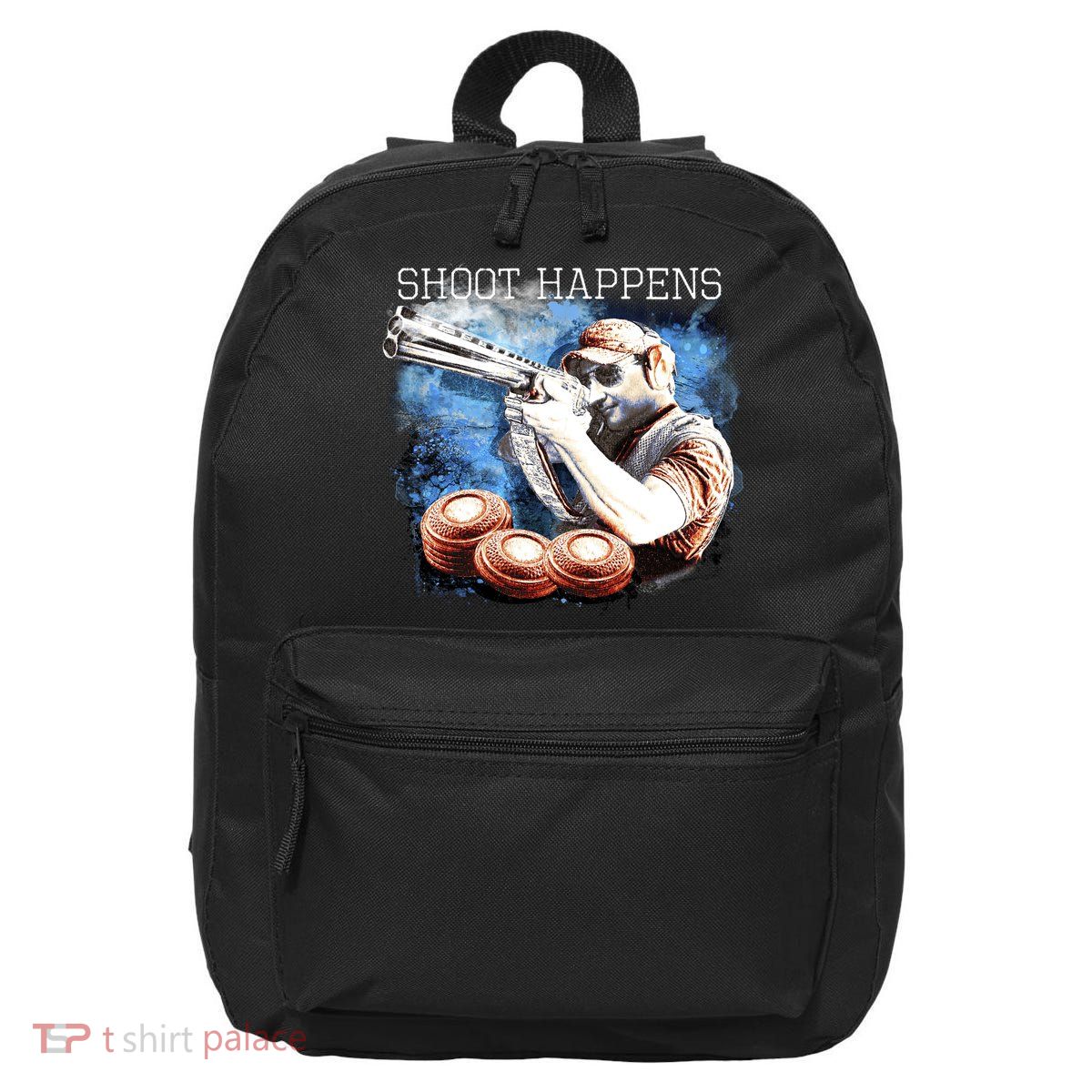 Shoot Happens Funny Trap Shooting 16 in Basic Backpack