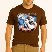 Shoot Happens Funny Trap Shooting Cooling Performance Crew T-Shirt