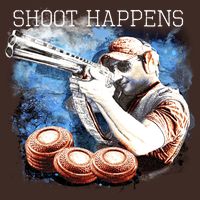 Shoot Happens Funny Trap Shooting Cooling Performance Crew T-Shirt