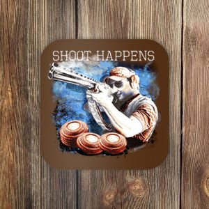 Shoot Happens Funny Trap Shooting Coaster