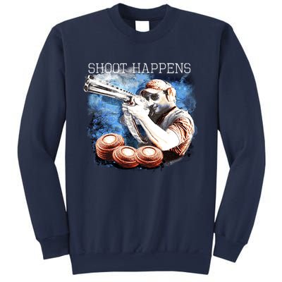 Shoot Happens Funny Trap Shooting Sweatshirt