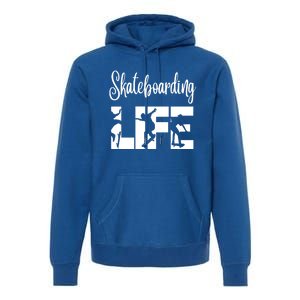 Skaters Having Fun Pro Skateboarding Life Gift For N Gift Premium Hoodie